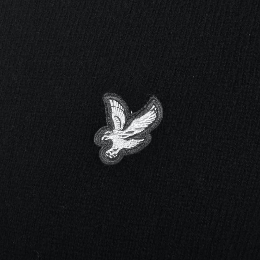 Lyle And Scott Lambswool Jumper Black